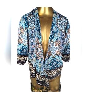 Chico's Open Cardigan with Beautiful Bohemian Patterns  L/XL Chico's 2